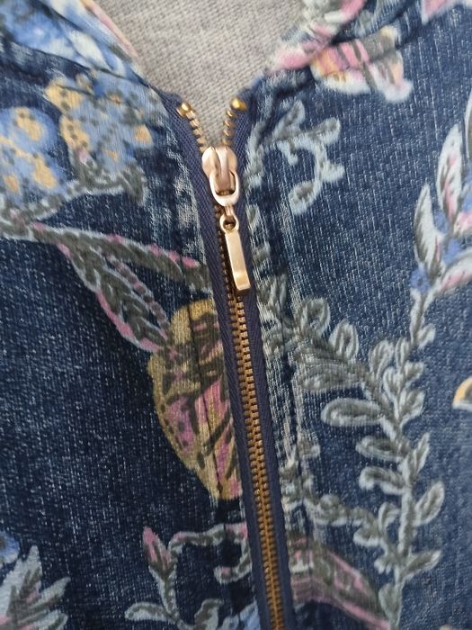 Куртка ветровка джинсовая цветная