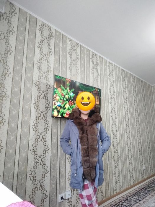 Парка с натуральным мехом