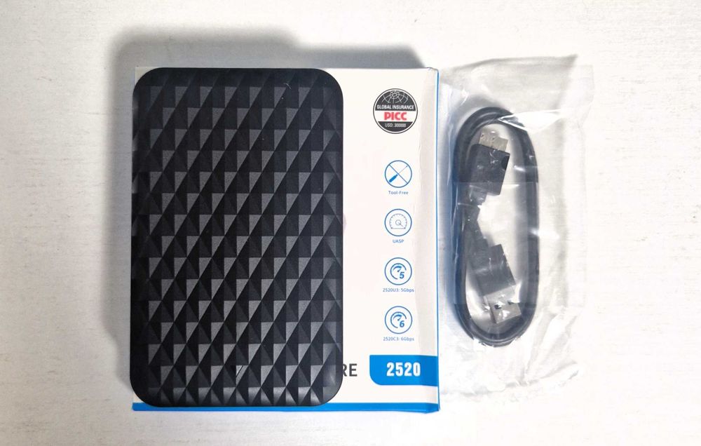 Внешний HDD 1000ГБ 1TБ USB 3.0 UASP жесткий диск