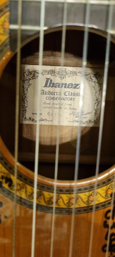 Chitara vintage Ibanez Andorra Classic Conservatory GA120