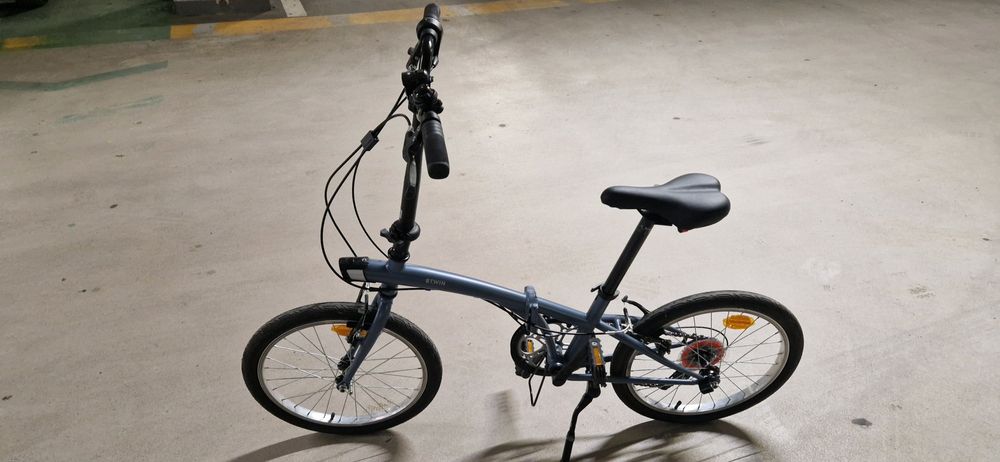 Bicicletă pliabilă BTWIN Fold 120, 6 viteze