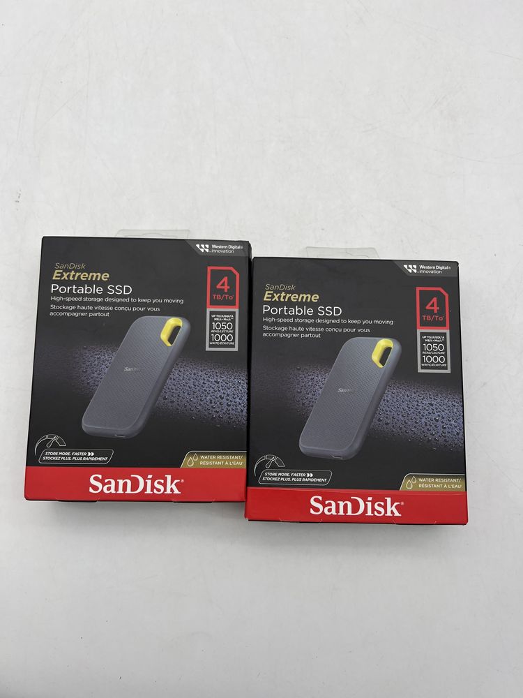 SSD Extern Sandisk Extreme Portable V2 4TB USB 3.2 Black sigilate