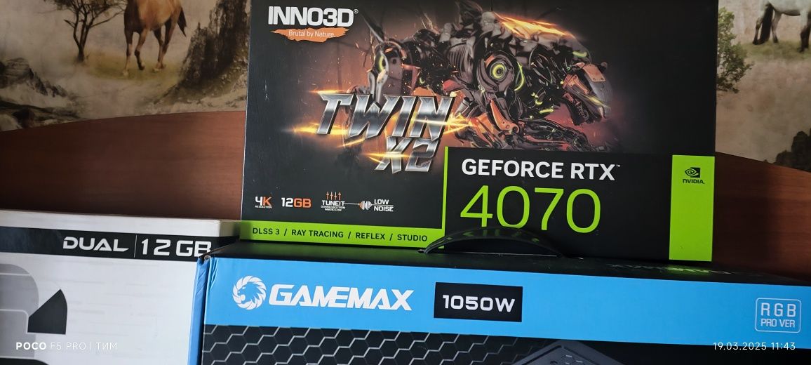 Видеокарту rtx 4070
