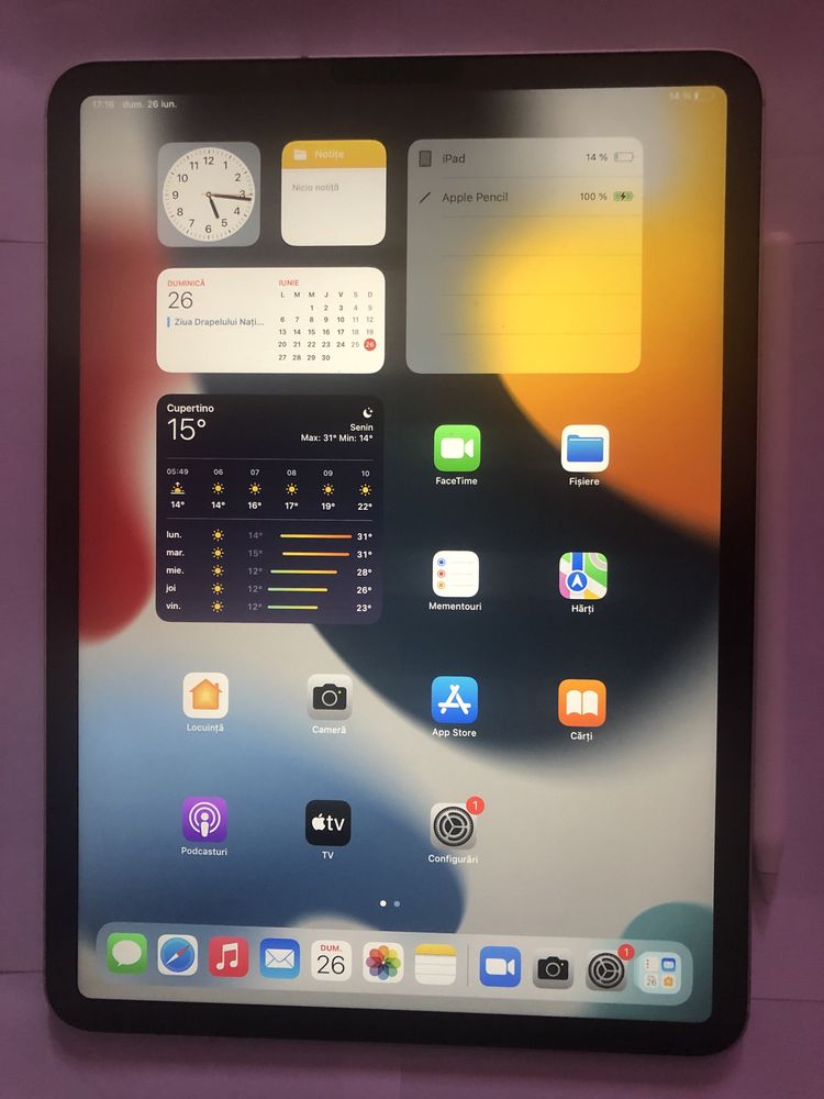 iPad 10 Pro  Silver, capacitate 1 Tera