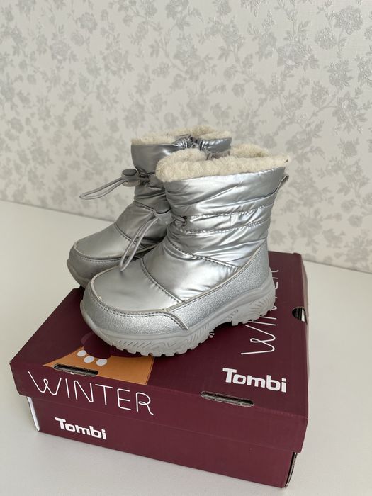 Детские сапоги зимние в отличном состоянии