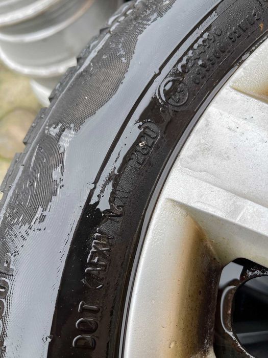 205 60 R16 Continental iarna / 5 x112 Vw Sharan /Set complet + capace