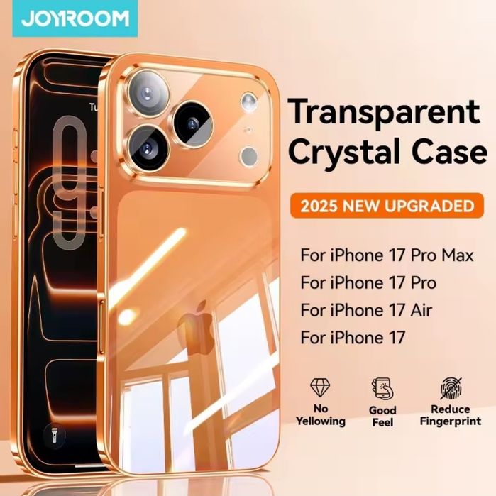 Прозрачен кейс за iPhone 17 pro