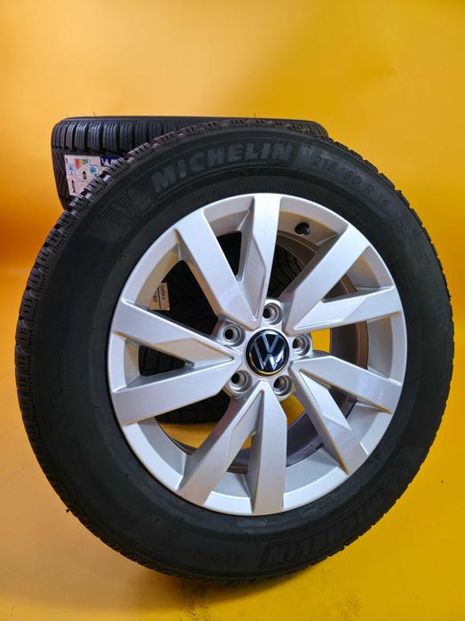 ROTI Jante Anvelope IARNA 215/60/16 Michelin 5x112 OE VW Passat NOI