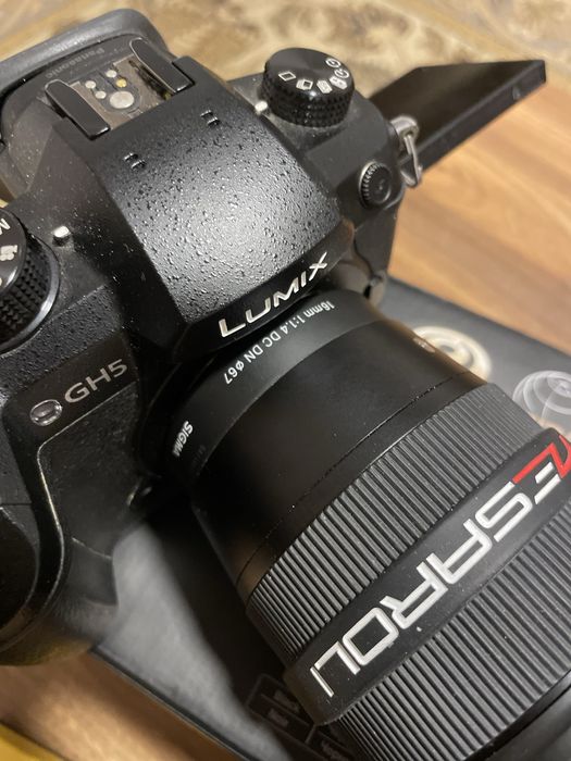 Panasonic Lumix Gh5 + 16mm f1.4 + Panasonic 45-200