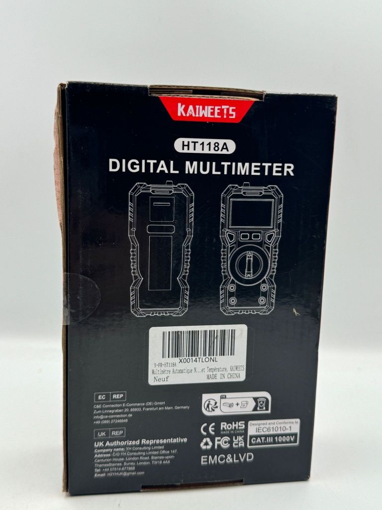 Multimetru Digital Kaiweets Ht118A Sigilat