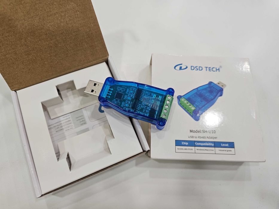 DSD TECH SH-U10 – USB към RS485 адаптер (CP2102 чип)