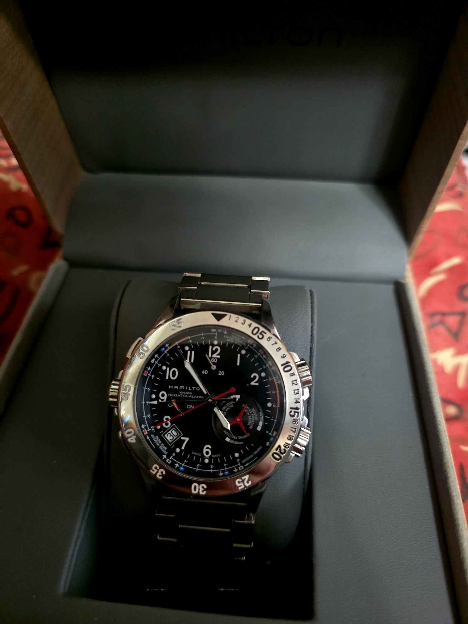 Hamilton khaki navy regatta H776140