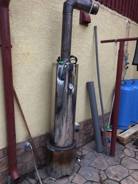 Boiler lemne pe lemne si electric