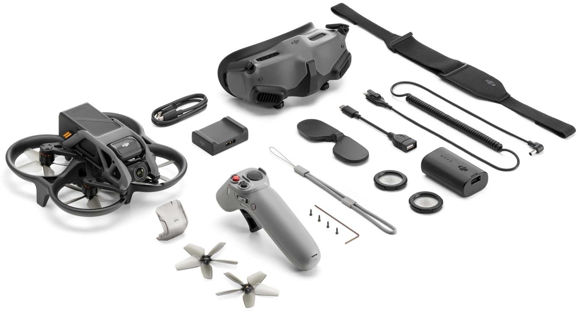 Квадрокоптер DJI Avata и пульт управления