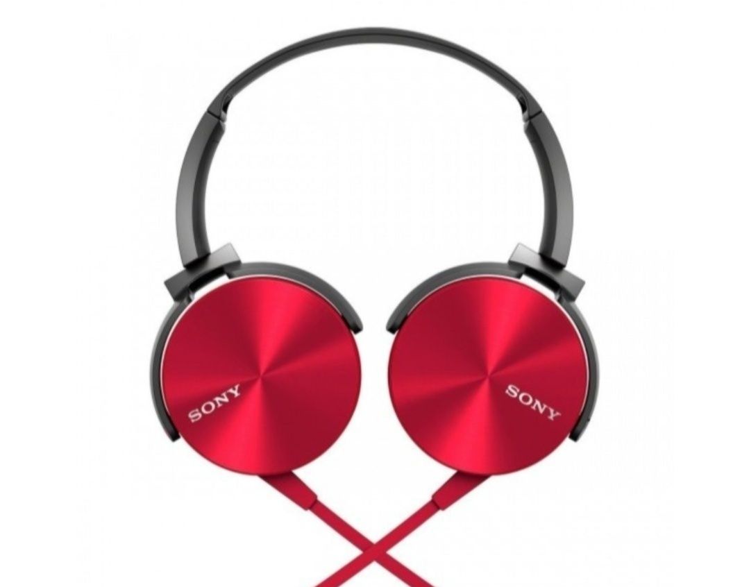 Наушники Sony MDR-XB450AP Red