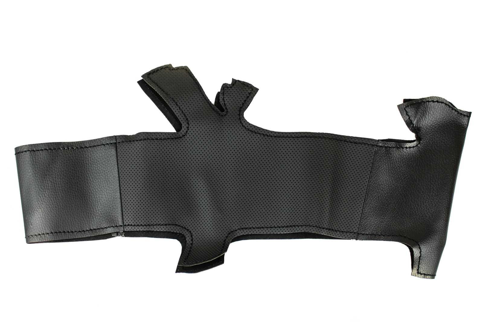 Husa volan piele negru 38 cm. pentru BMW Seria 3, 5 E90, E91 E60,E61