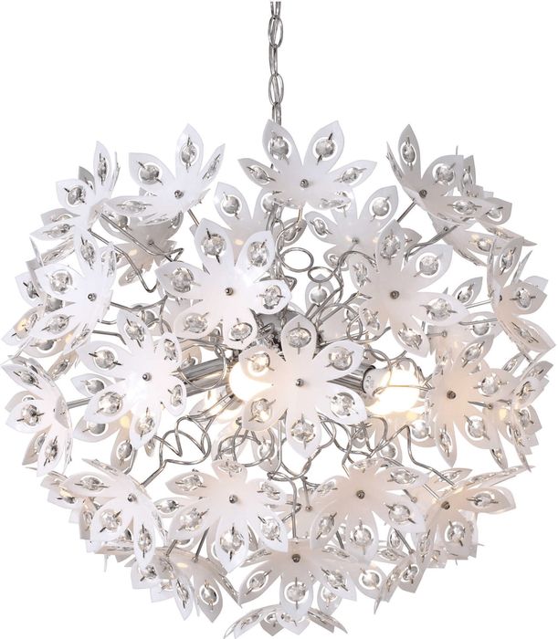 Pendul snowball cu flori