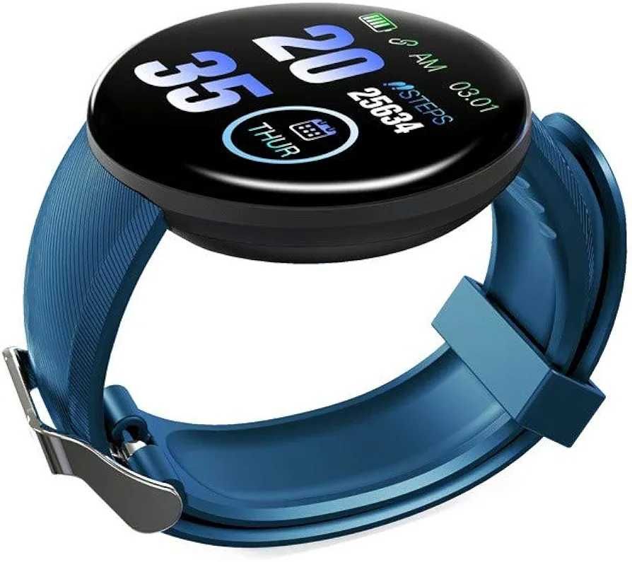 Smartwatch Bluetooth pt orice telefon. Apel/Mesaje/Notificări. Blue