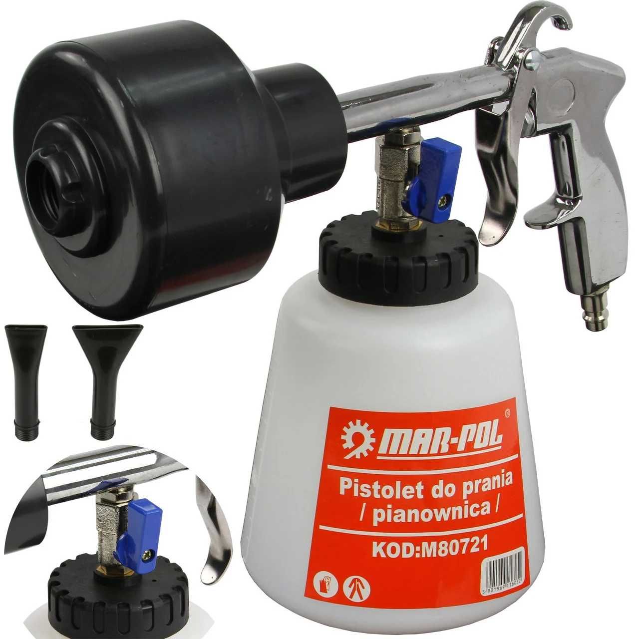 Pistol pneumatic tornador spalat curatat tapiterii auto (M80721)