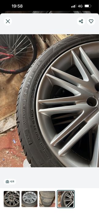18 цола 5х108 джанти заедно с гумите запазени без следи от употреба
