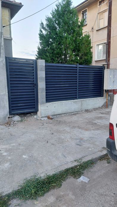 Метална ограда модел щора