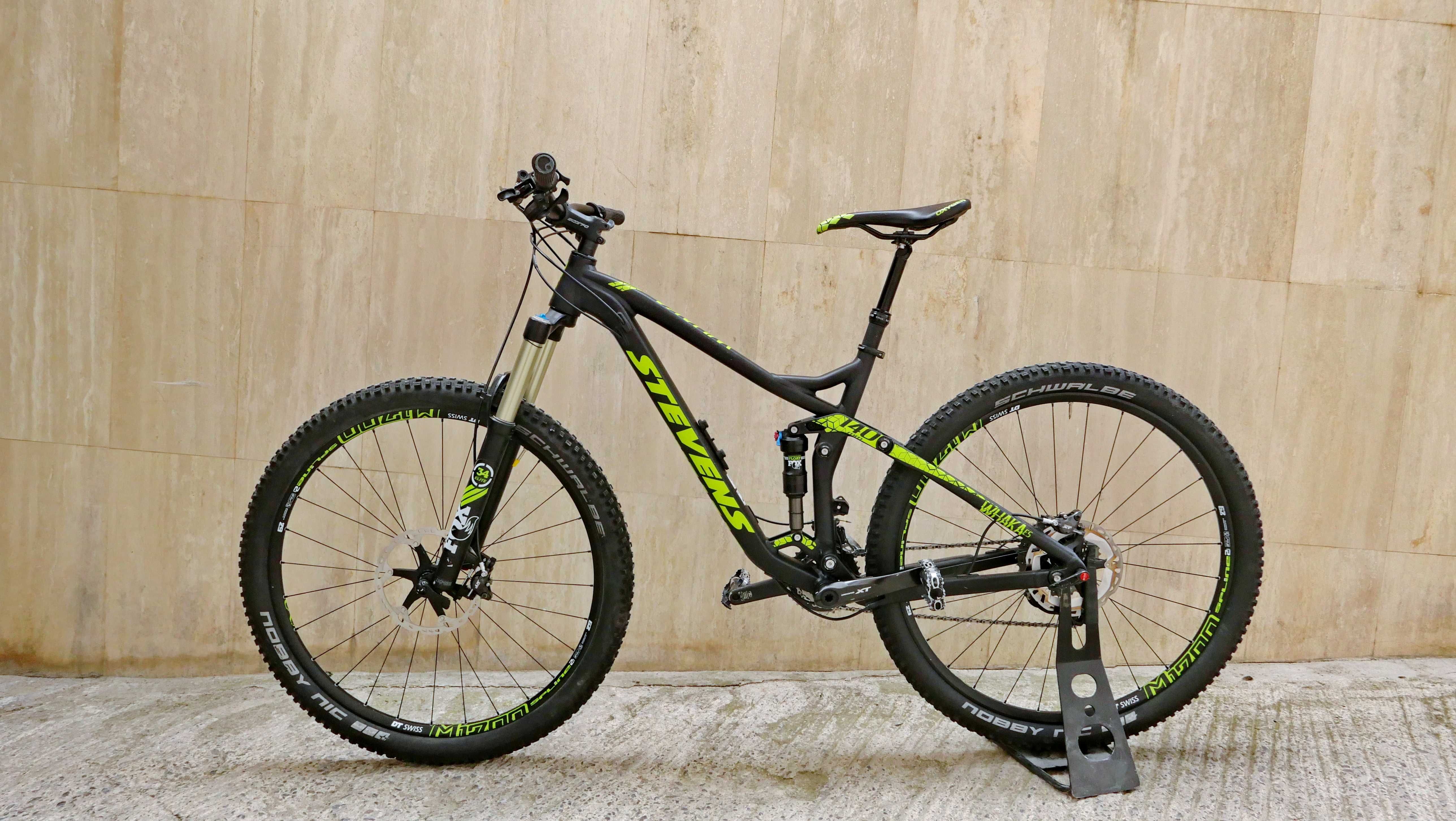 Stevens Whaka, 29 M, FOX 34 Elite, 140 ход, 2x 11 Deore XT-XTR