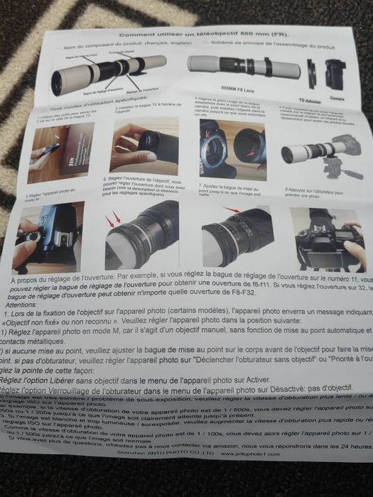 Jintu Telephoto lens 500mm