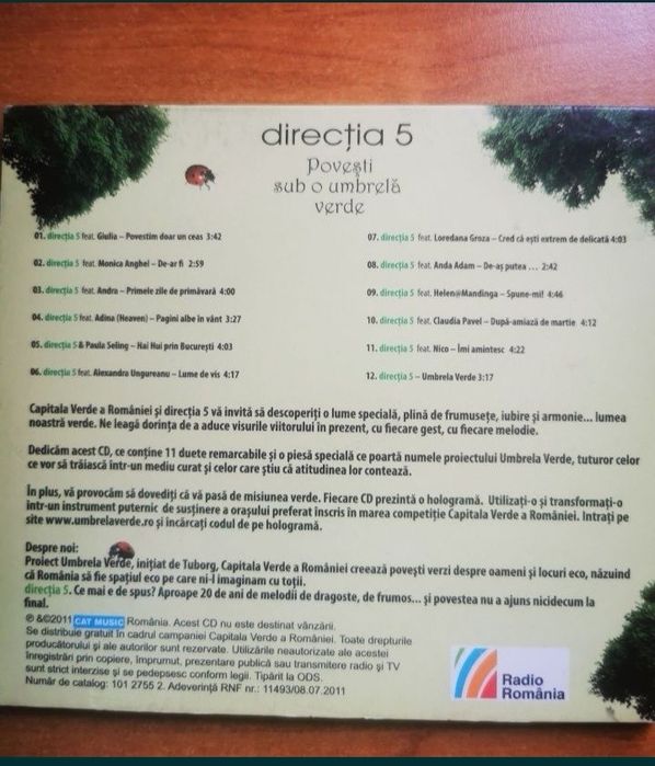 Cd Direcția 5 de colectie