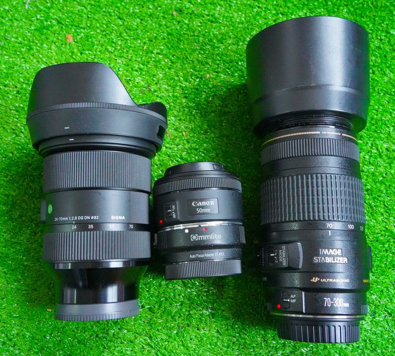 Sigma 24-70mm F2.8 DG DN  montura Sony FE ,ca nou .