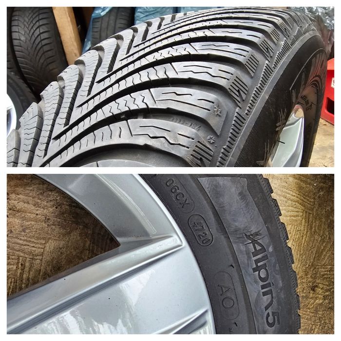 Jante aliaj 16" Skoda/Volkswagen/Seat cu anvelope iarna M+S 205/60/16