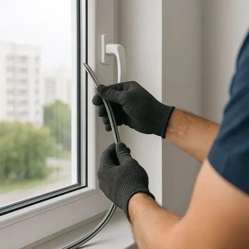 Регулировка окон Ремонт окон замена уплотнителя резины