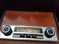 Consola centrala lemn / capitonaj Oldtimer  , retro auto , radio