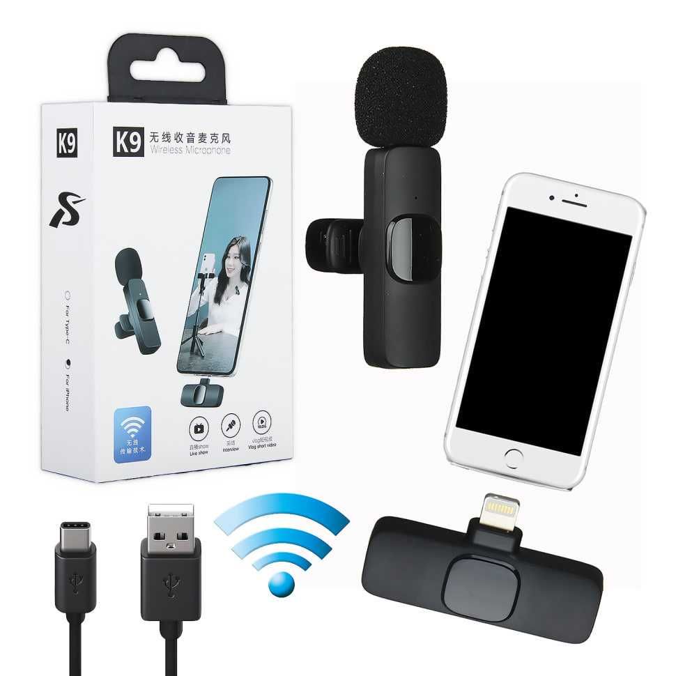 Mikrofon Bluetooth K8 Type-C VA iPhone ga tushadi