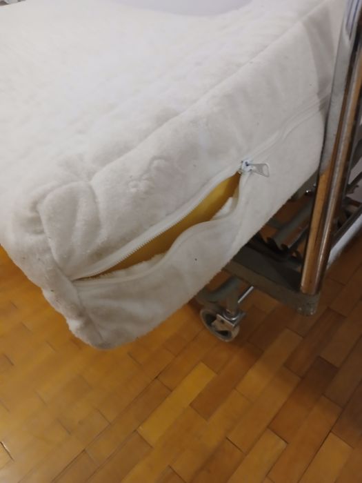 Pat metalic 90/200 cu saltea