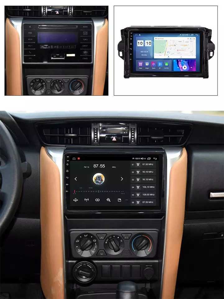 NAVIGATIE Android 14 Toyota Fortuner 2 2015 1/8 Gb Waze CarPlay CAMERA