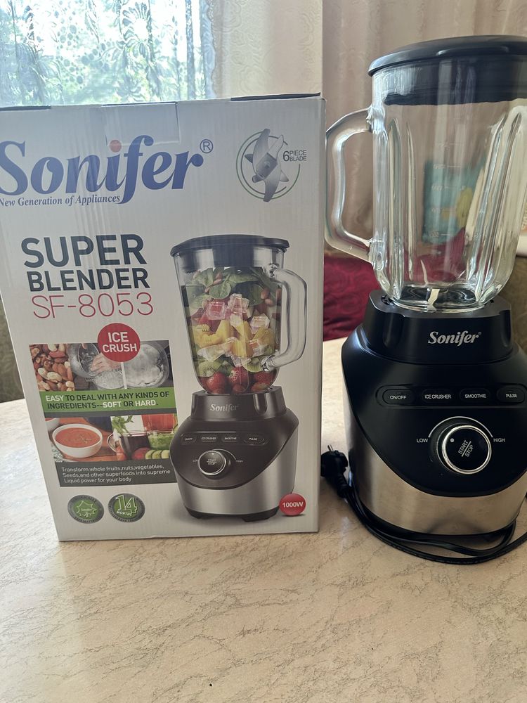 Блендер Sonifer SF-8053 | Мощный 1000Вт | Новый