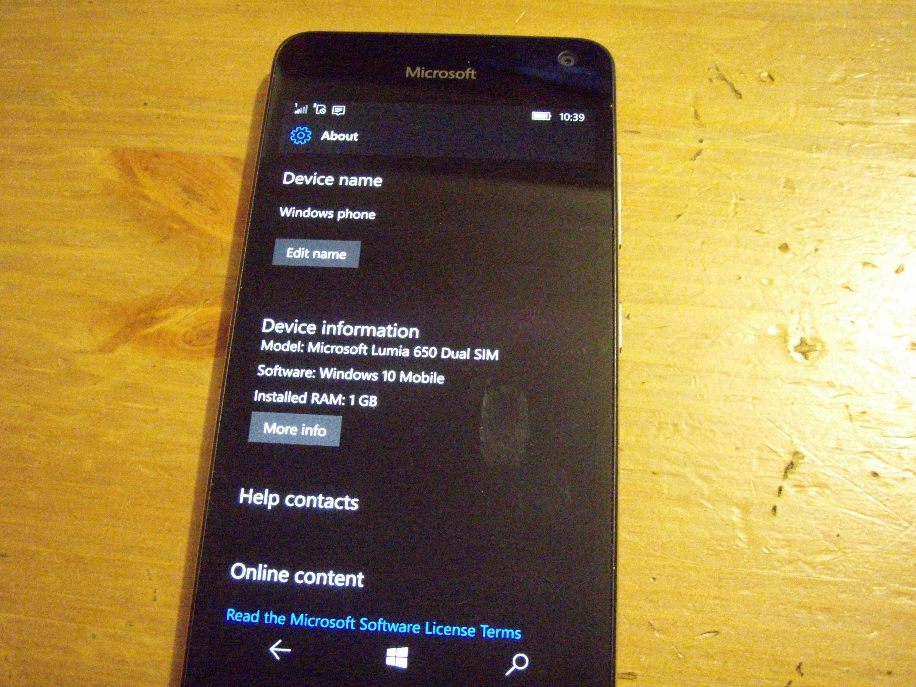 Microsoft Lumia 650 LTE Dual SIM RM-1154, functional in orice retea