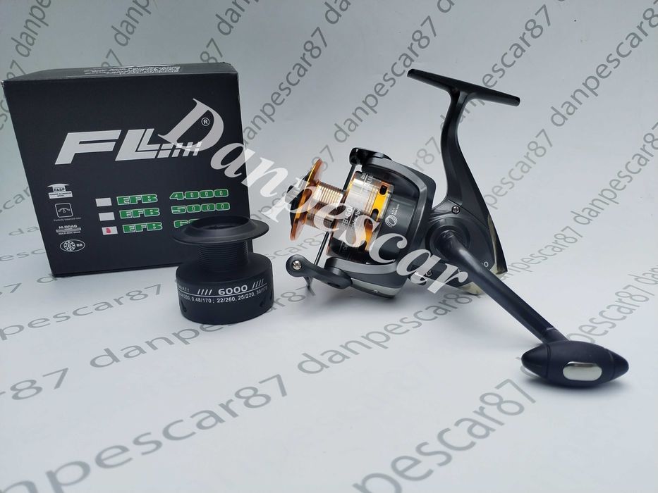 Mulineta FL EFB6000 6 rulmenti pentru crap si tambur rezerva