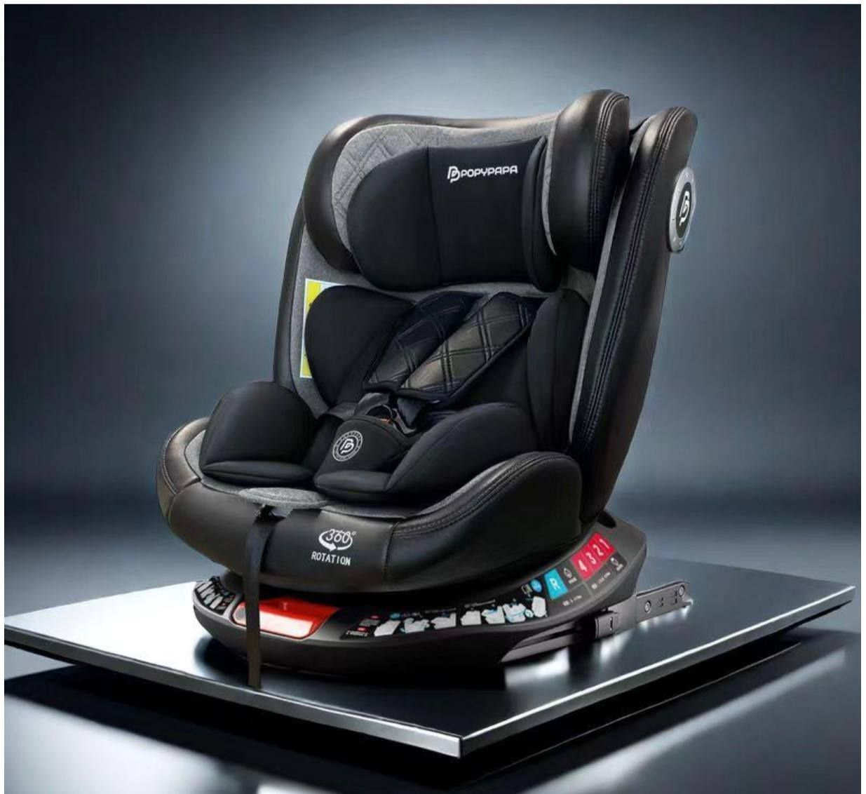 Современное Детское автокресло Isofix.С 0 до 12 лет. Поворачивается360