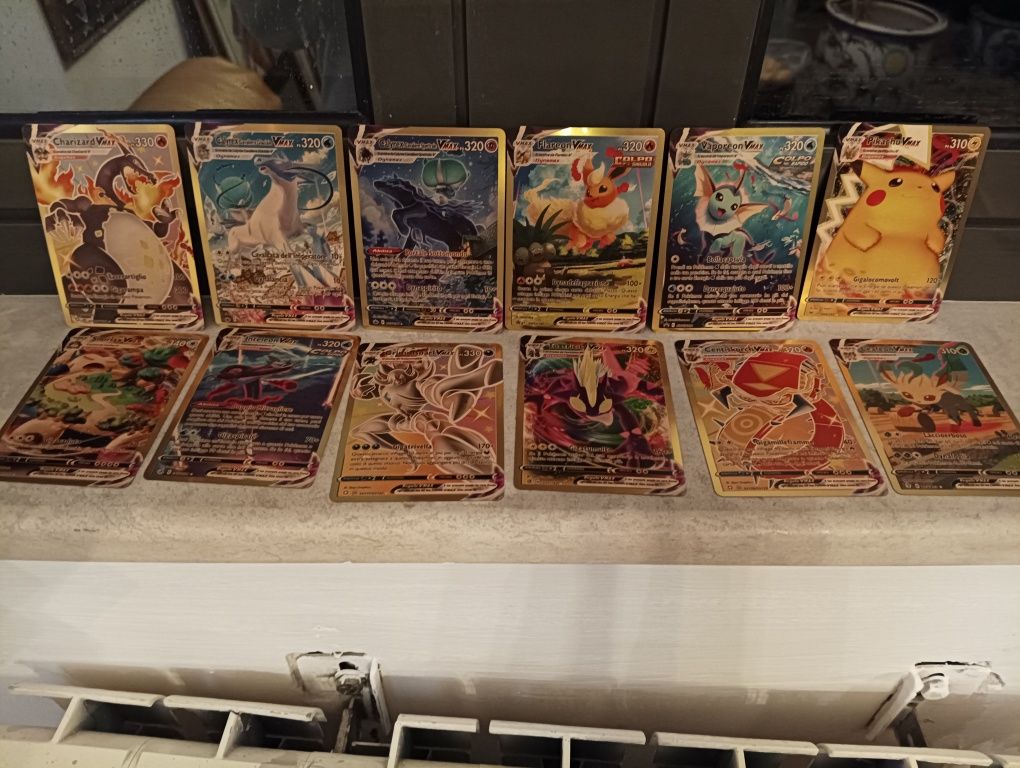 Разнообразие от златни карти на Покемон Pokémon cards ЧАСТ 3
