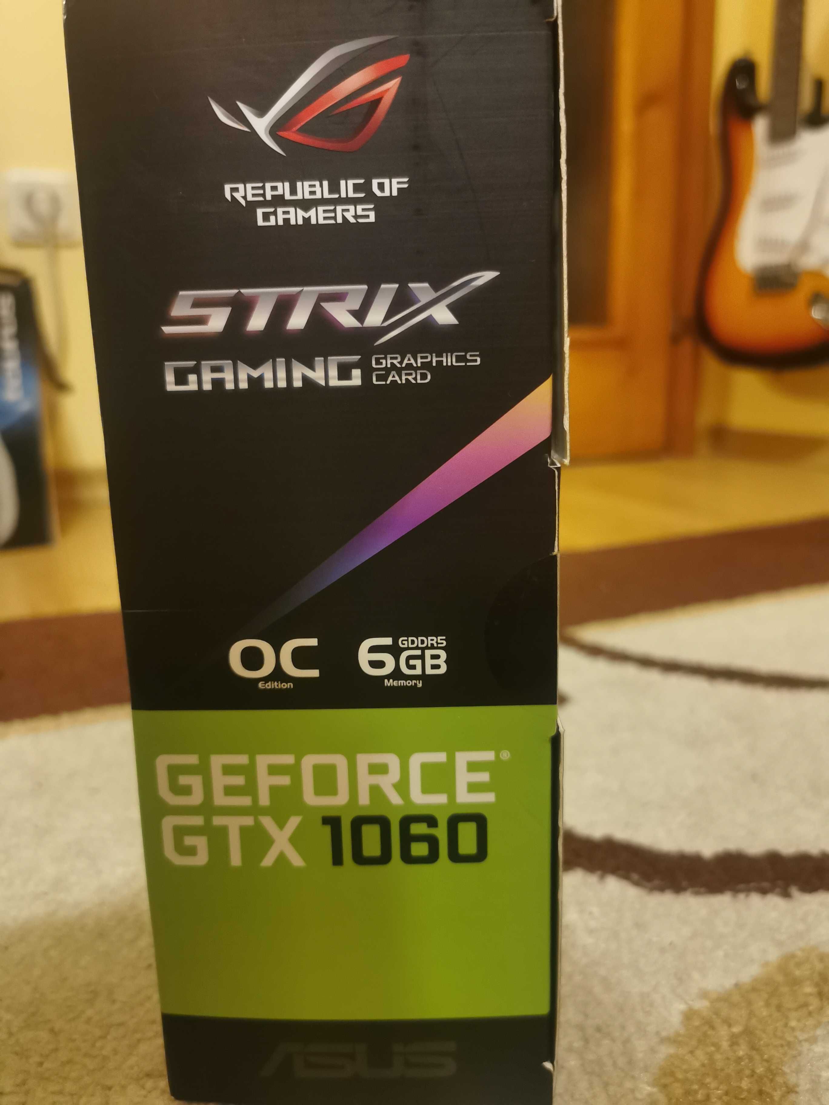 Видео карта ROG Strix GeForce GTX 1060 OC edition 6GB