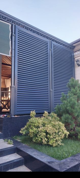 (45) Жалюзи заборы, из оцинкованный  листа.