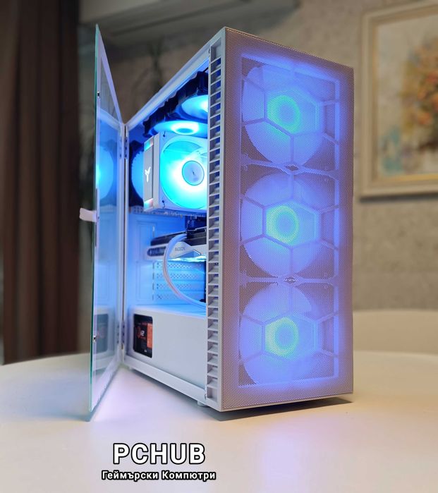 NEW PC RX 7600, Ryzen 5600X, 32GB RAM, 1TB SSD Нов Компютър с Гаранция