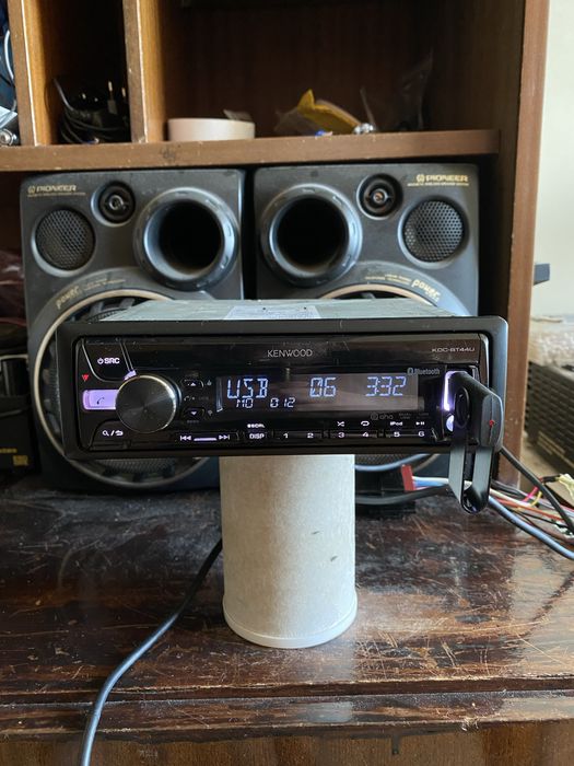 KENWOOD KDC-BT44U -ВИСОК КЛАС- USB Bluetooth CD плеър за кола сд радио