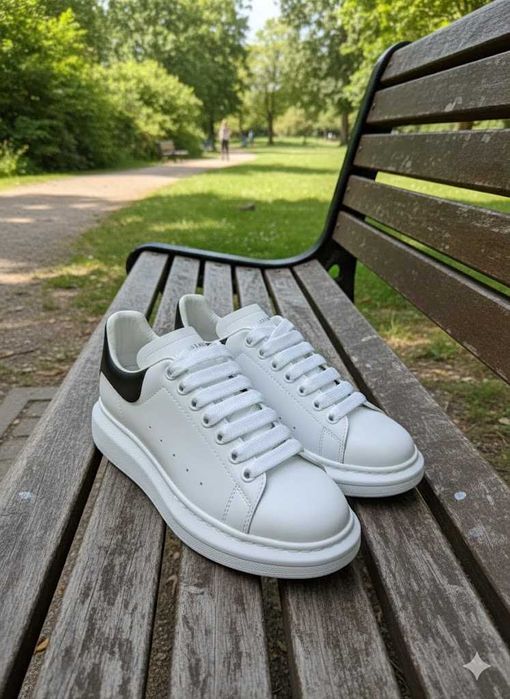 Adidasi Alexander M c Q u e e n Alb - Adidasi Fete Baieti