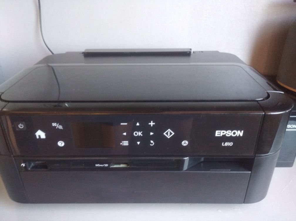 Фото принтер Epson L810 с мастило