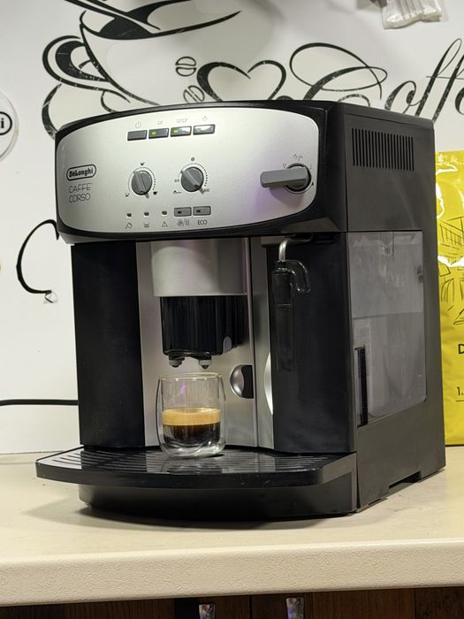 Кафемашина кафе автомат delonghi caffe corso с гаранция