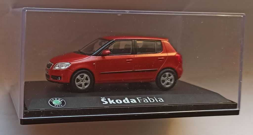 Macheta Skoda Fabia 2 (orange) - Abrex 1/43