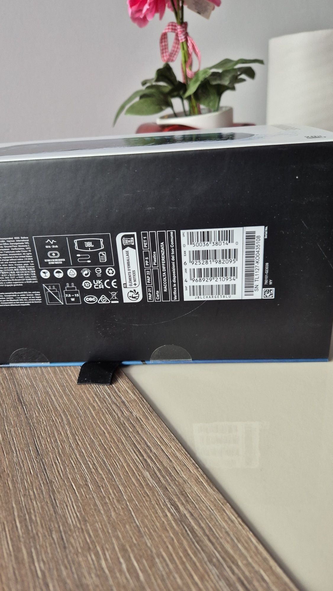 Boxa portabila JBL Charge 5, 40W, 7500mAh, Pro Sound, IP67, PartyBoost
