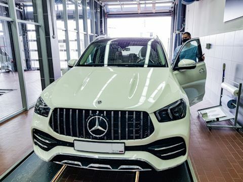 AMG решетка V167 W167 C167  SUW GLE COUPE Mercedes panamericana grill